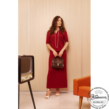 Кожаная сумка ручной работы "Париж" - с ручкой (глянец старение)